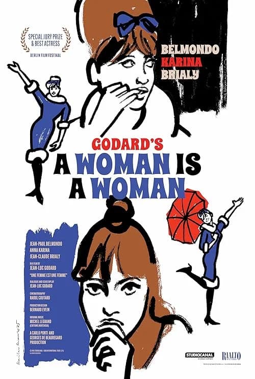 A Woman Is a Woman film posteri